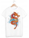 T-Shirt illustrÃ© dragon chinois ref 1298