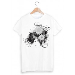 T-Shirt illustrÃ© psychÃ©dÃ©lique ref 1296