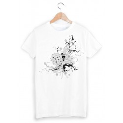 T-Shirt illustrÃ© psychÃ©dÃ©lique ref 1294