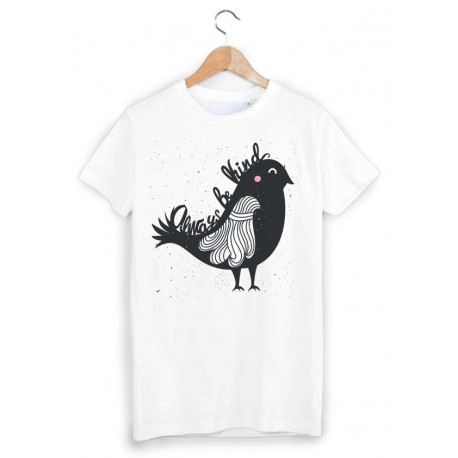 T-Shirt illustrÃ© oiseau ref 1511