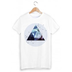 T-Shirt illustrÃ© art triangle ref 1502