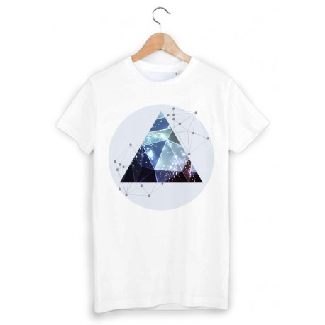 T-Shirt illustrÃ© art triangle ref 1502