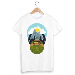 T-Shirt illustrÃ© voyage ref 1497