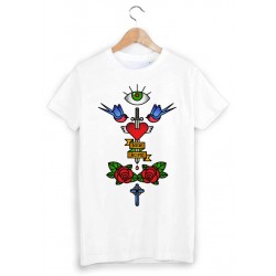 T-Shirt illustrÃ© art ref 1496