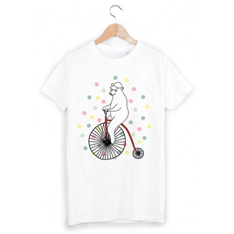 T-Shirt vÃ©lo ours ref 1548