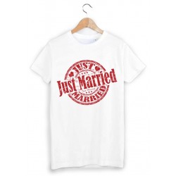 T-Shirt just married ref 1523