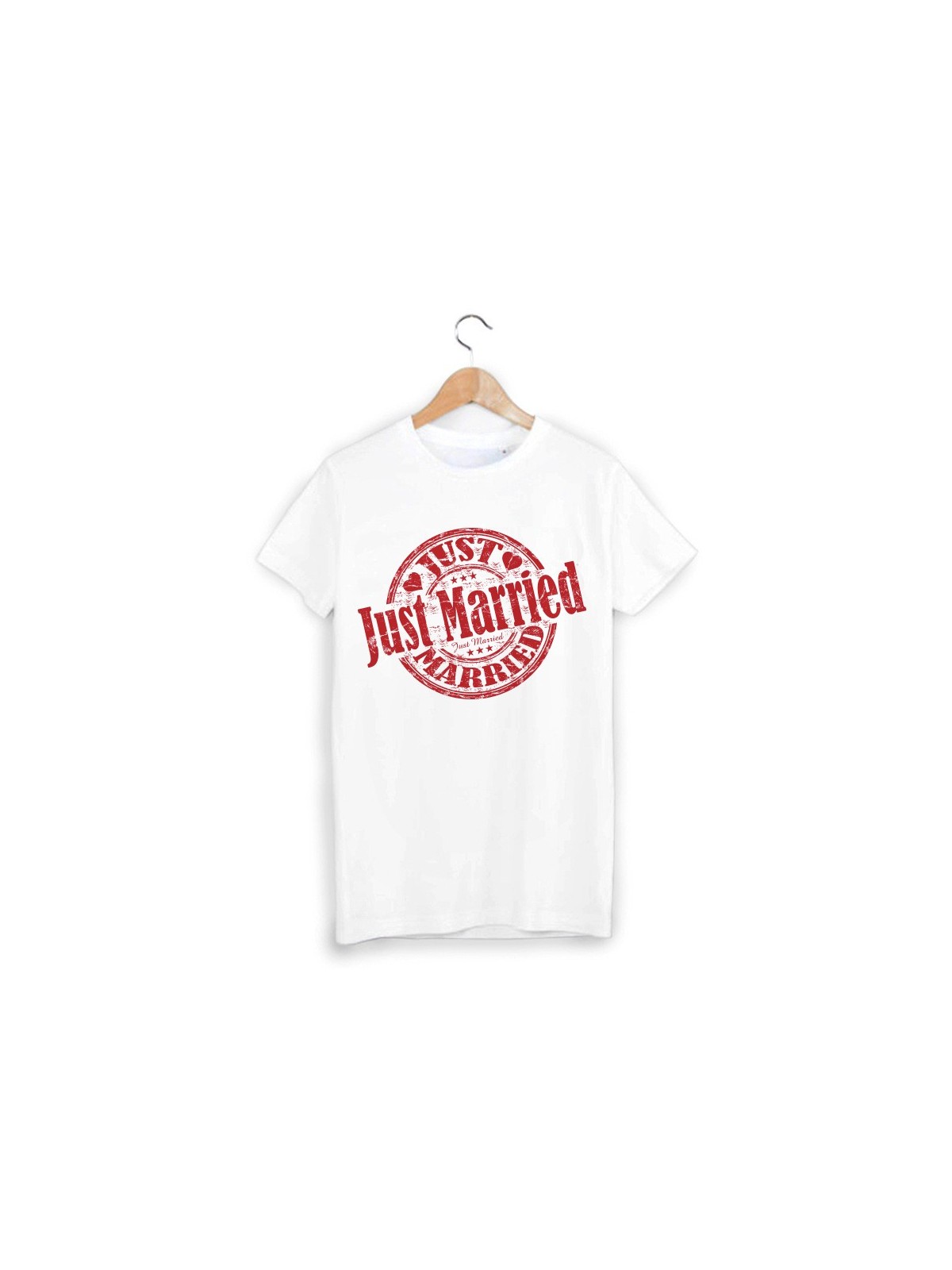 T-Shirt just married ref 1523