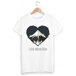 T-Shirt illustrÃ© montagne ref 1482