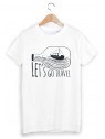 T-Shirt illustrÃ© voyage ref 1481