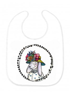 Bavoir bébé madame lapin ref 126