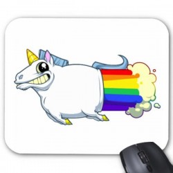 Tapis de souris licorne ref 2518
