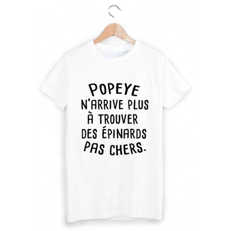T-Shirt popeye Ã©pinard ref 1603
