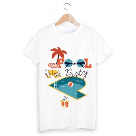 T-Shirt pool party ref 1592