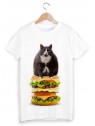 T-Shirt chat hamburger ref 1631