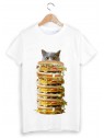 T-Shirt chat hamburger ref 1630