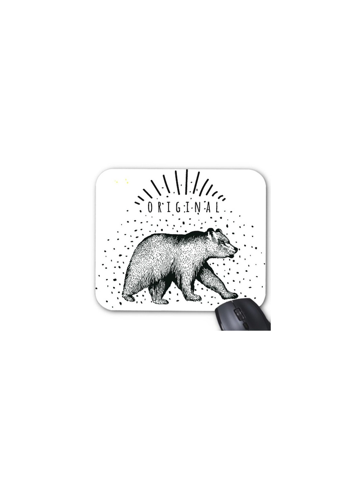 Tapis de souris illustrÃ© ours ref 2598