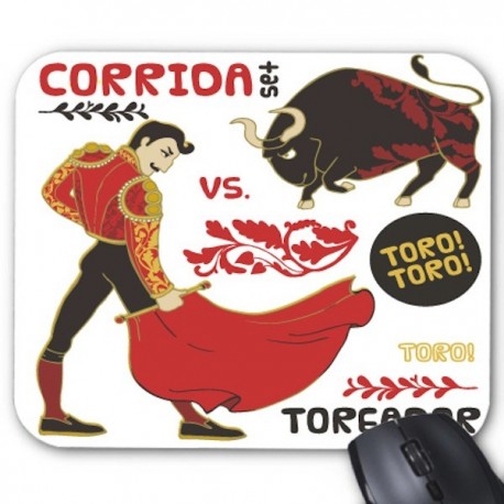 Tapis de souris toro corrida ref 2600