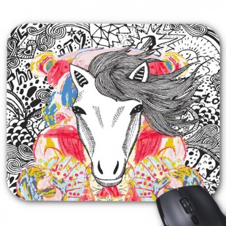 Tapis de souris cheval psychÃ©dÃ©lique ref 2629