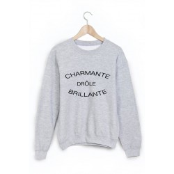Sweat-Shirt charmante drole brillante ref 1614