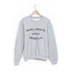 Sweat-Shirt inteligente drole rebelle ref 1615