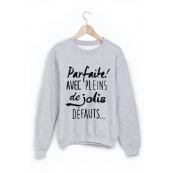 Sweat-Shirt parfaite avec pleins de jolis defauts ref 1025