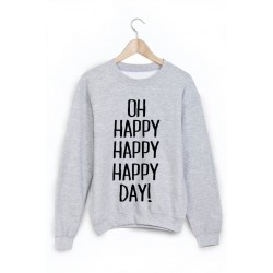 Sweat-Shirt oh happy day ref 1057