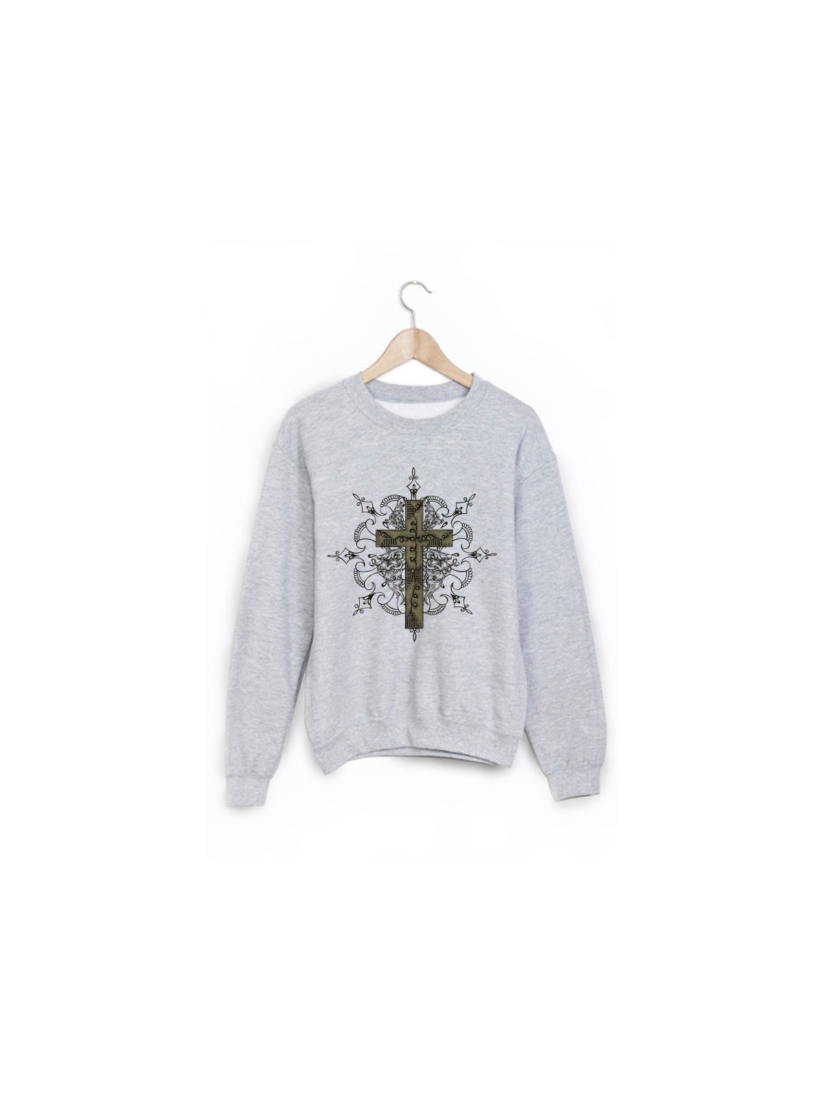 Sweat-Shirt croix ref 1073