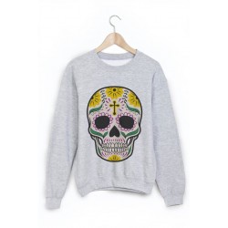 Sweat-Shirt tete de mort ref 1075