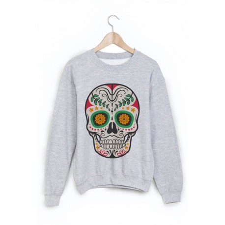 Sweat-Shirt tete de mort ref 1076