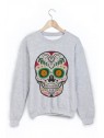 Sweat-Shirt tete de mort ref 1076