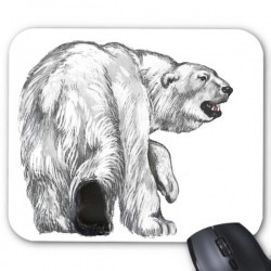 Tapis de souris ours ref 2706