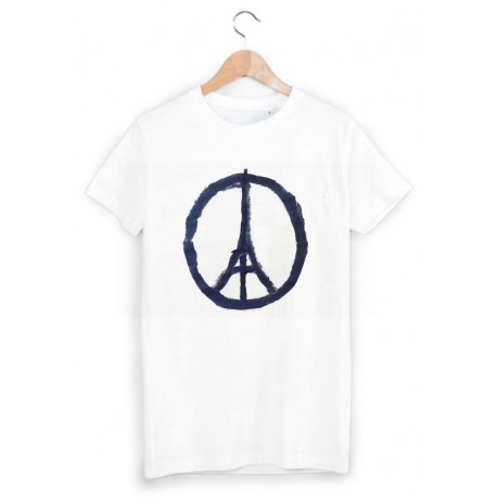 T-Shirt peace france ref 1640