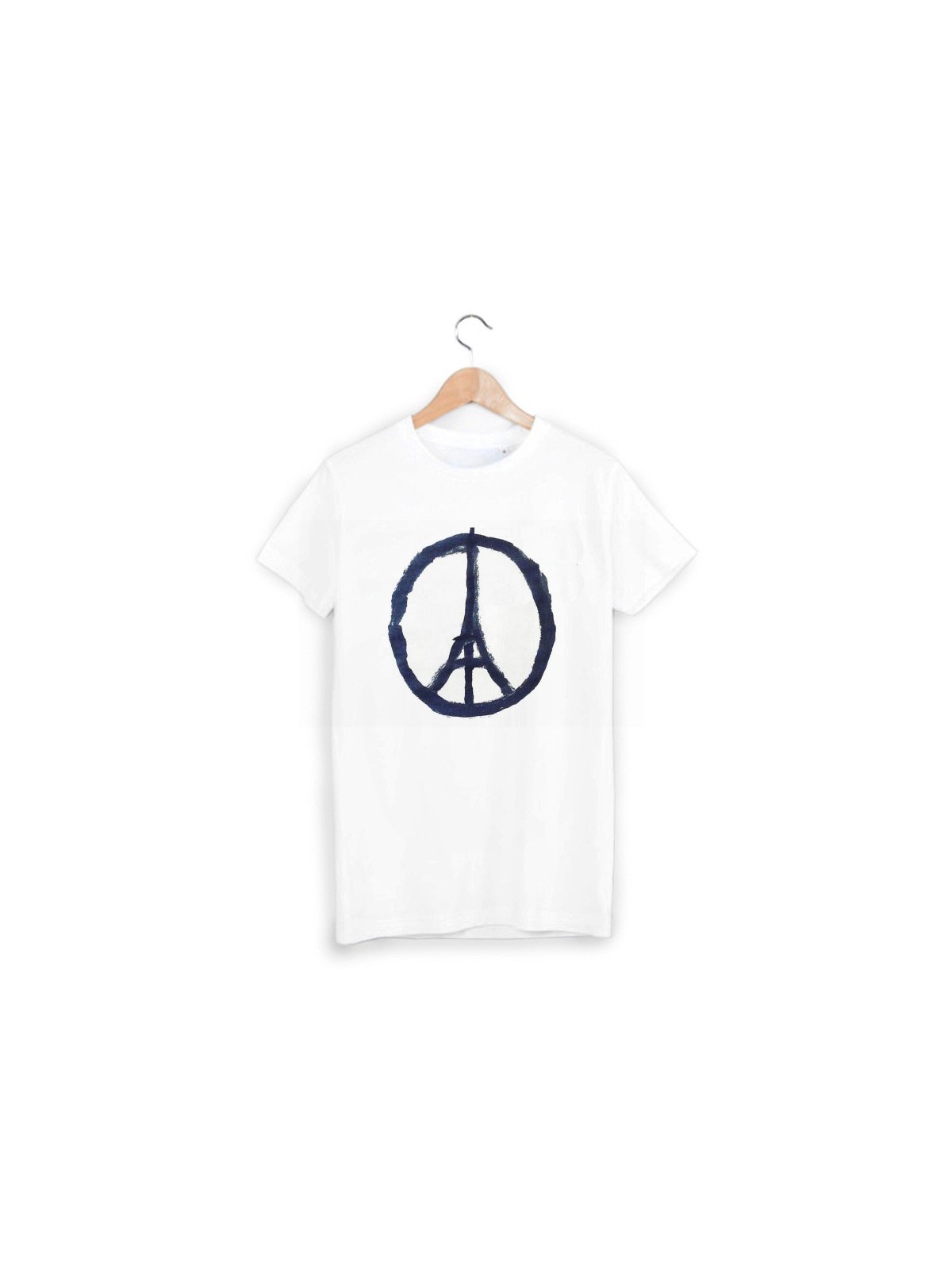 T-Shirt peace france ref 1640