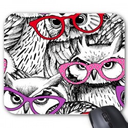 Tapis de souris hibou lunette ref 2716
