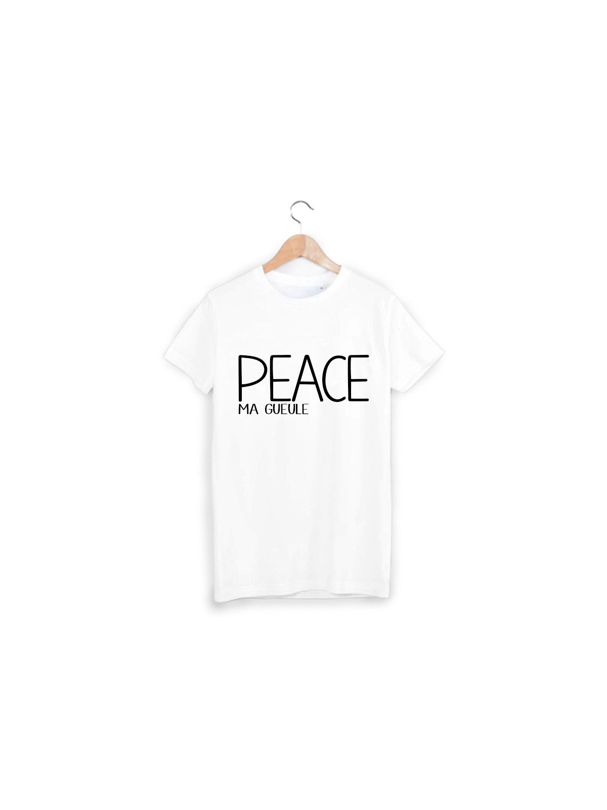 T-Shirt peace ma gueule ref 1645