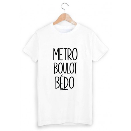 T-Shirt mÃ©tro boulot bÃ©do ref 1649