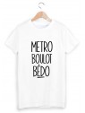 T-Shirt mÃ©tro boulot bÃ©do ref 1649