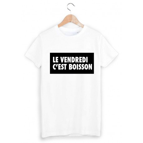 T-Shirt le vendredi c'est boisson ref 1657