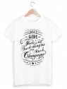 T-Shirt girl champagne ref 1720