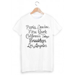 T-Shirt paris london new york ref 1706