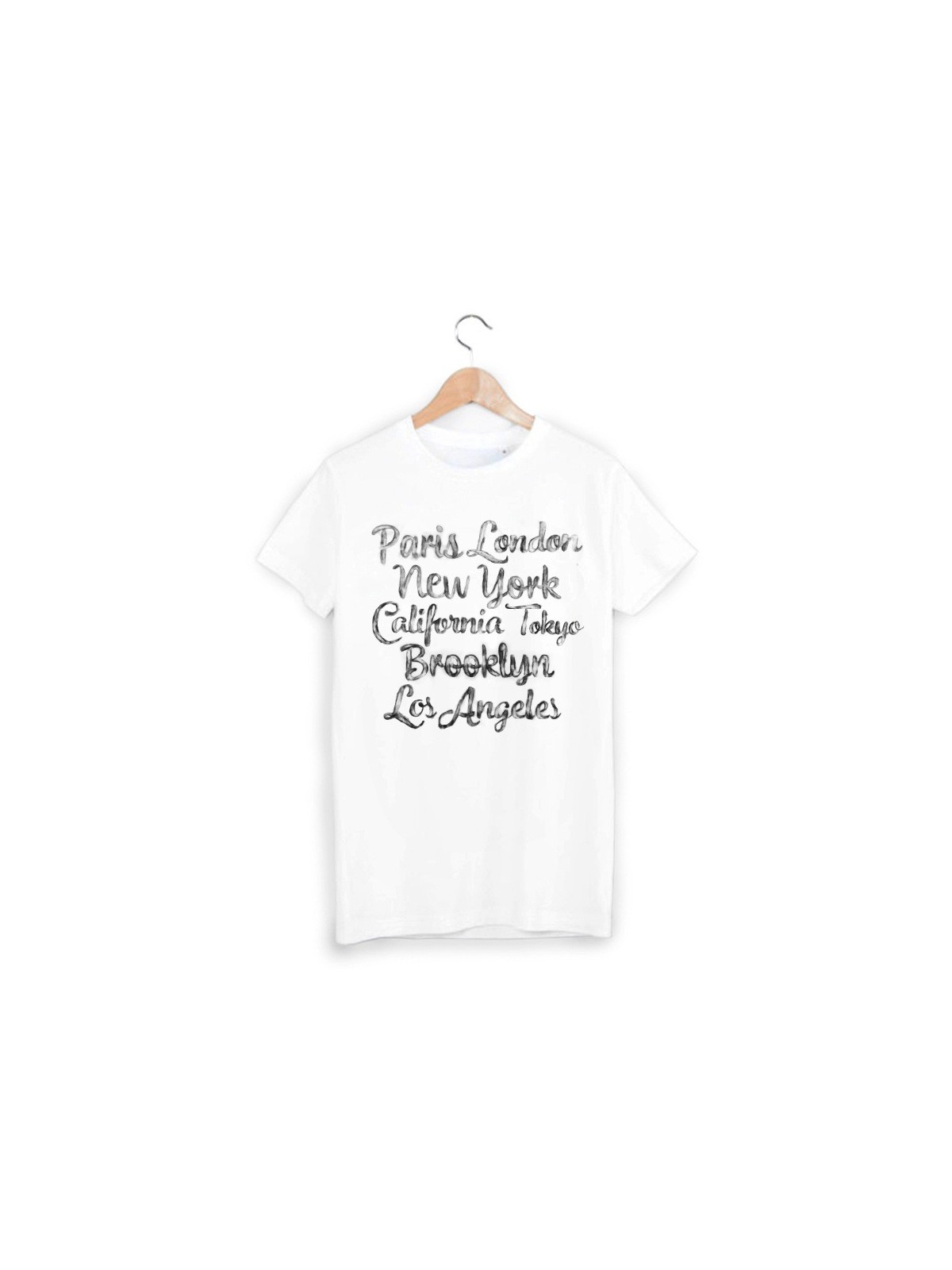 T-Shirt paris london new york ref 1706