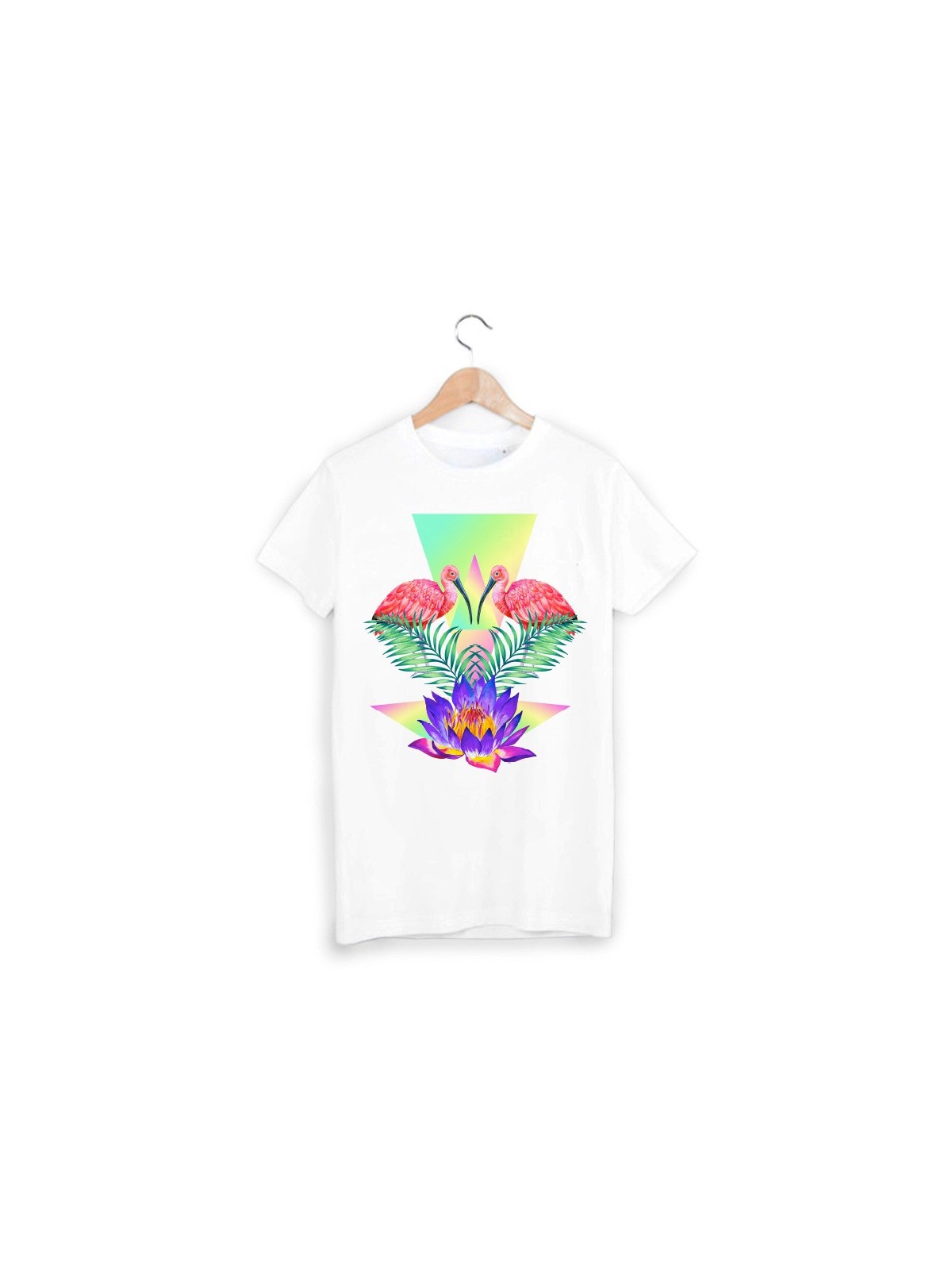 T-Shirt oiseau psychedelique ref 1701