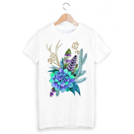 T-Shirt imprimÃ© floral ref 1698