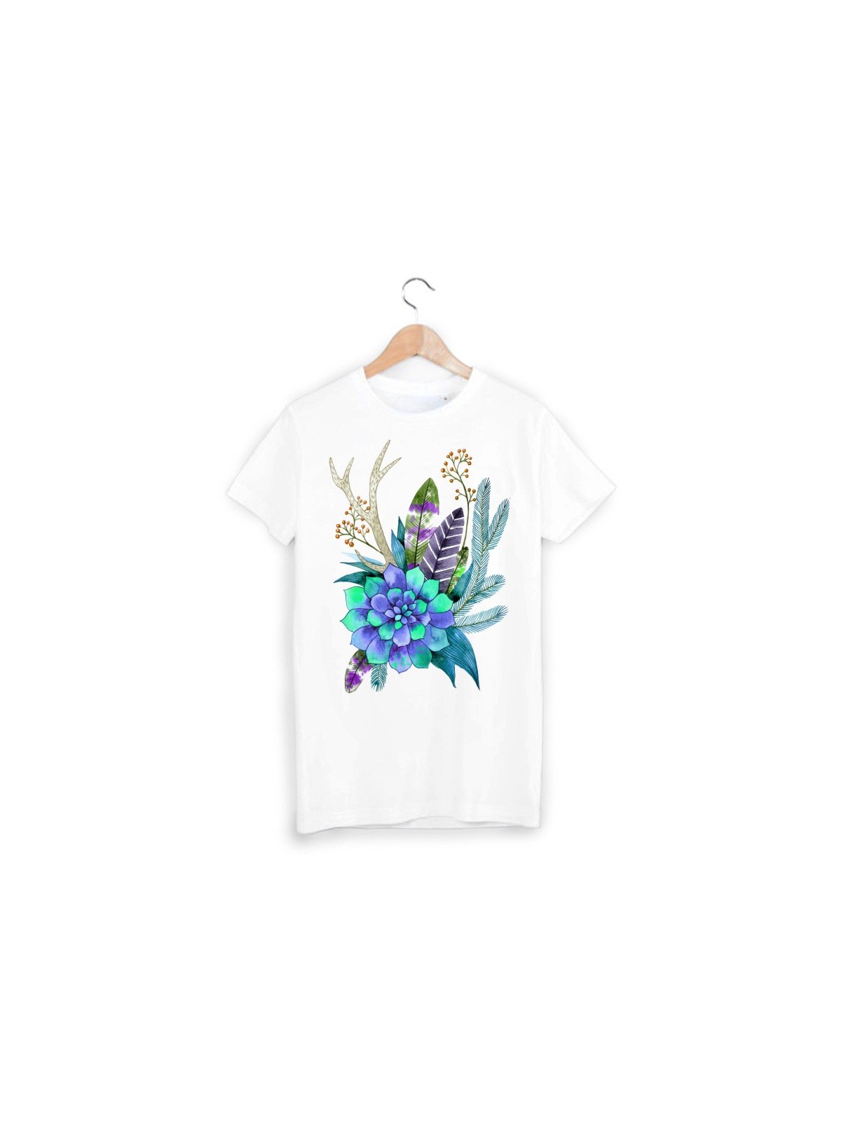 T-Shirt imprimÃ© floral ref 1698