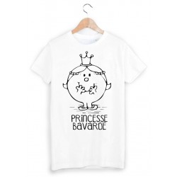 T-Shirt imprimÃ© princesse bavarde ref 1863