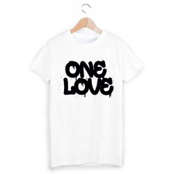 T-Shirt imprimÃ© one love ref 1862