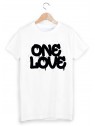 T-Shirt imprimÃ© one love ref 1862