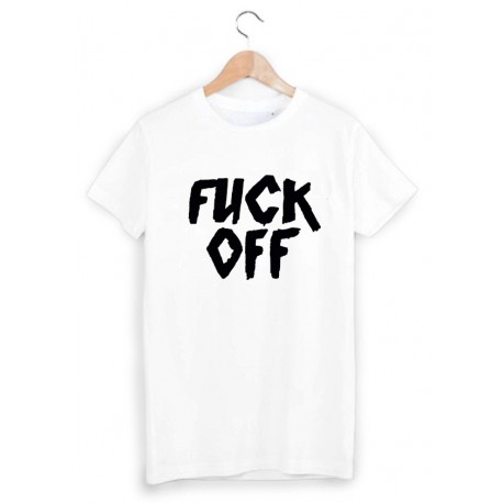 T-Shirt imprimÃ© fuck off ref 1856