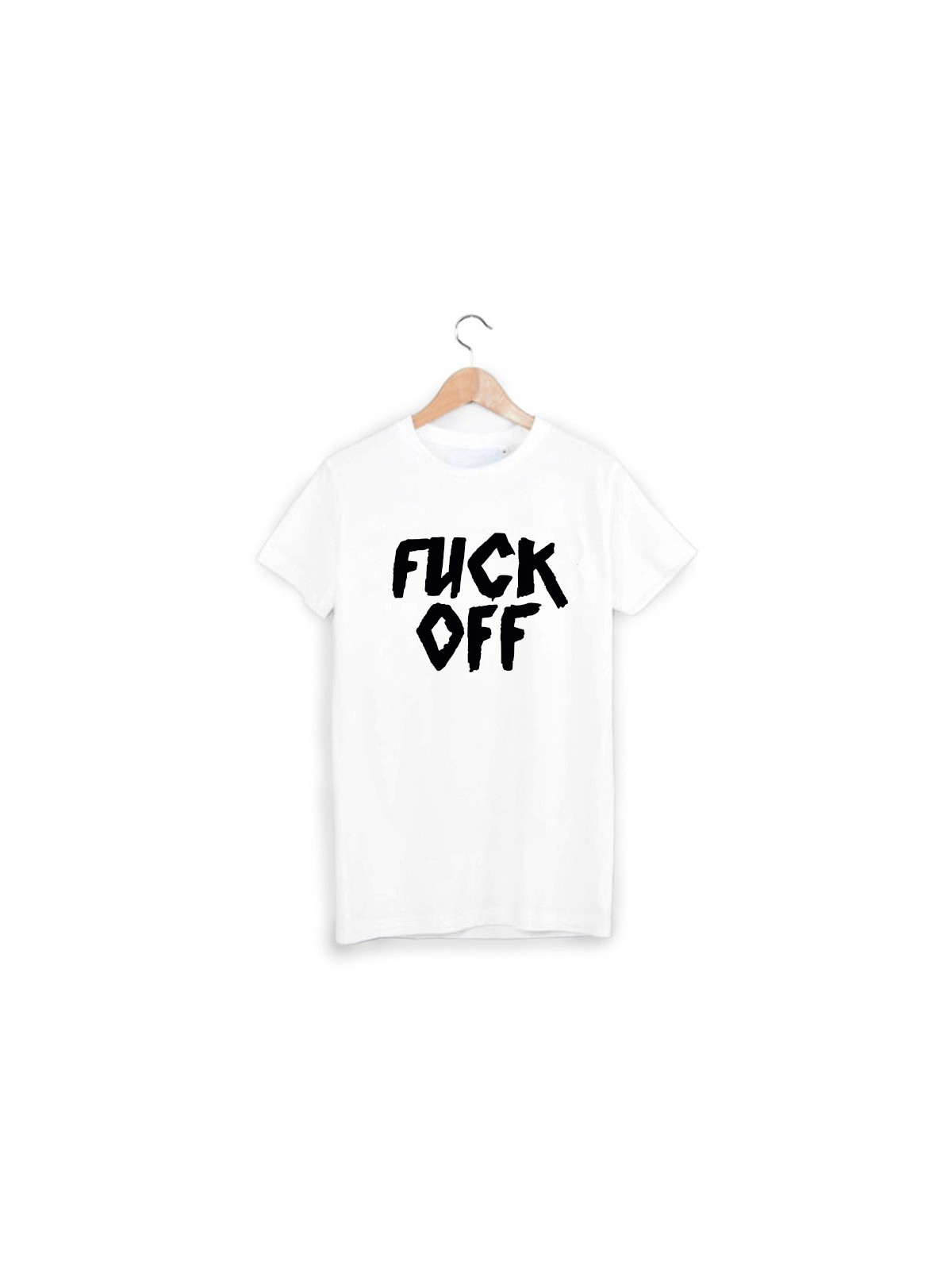 T-Shirt imprimÃ© fuck off ref 1856