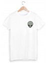 T-Shirt imprimÃ© ecusson extra terrestre ref 1826